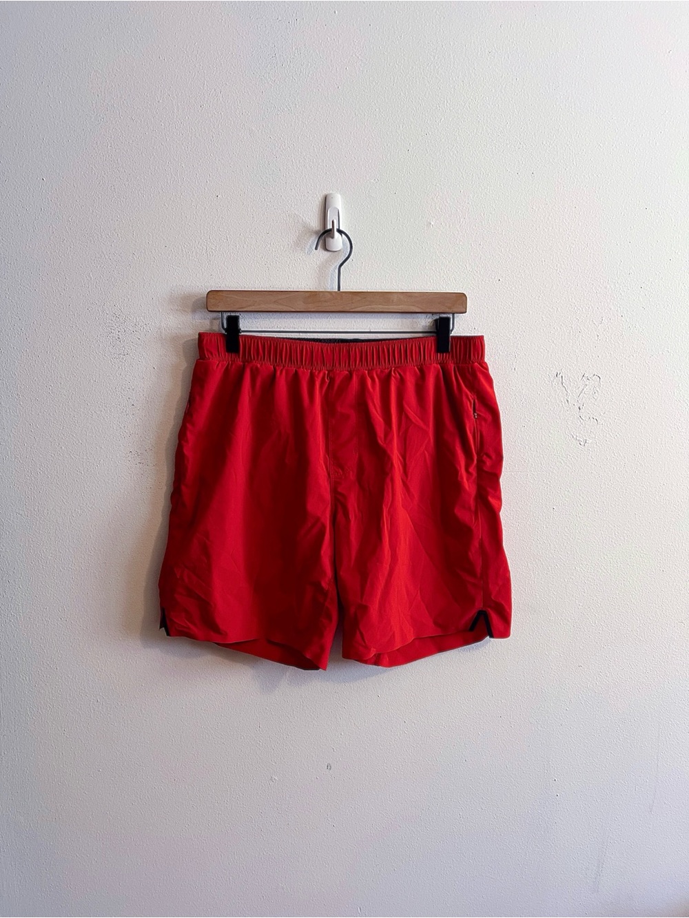 RHONE Red and Black Performance Shorts